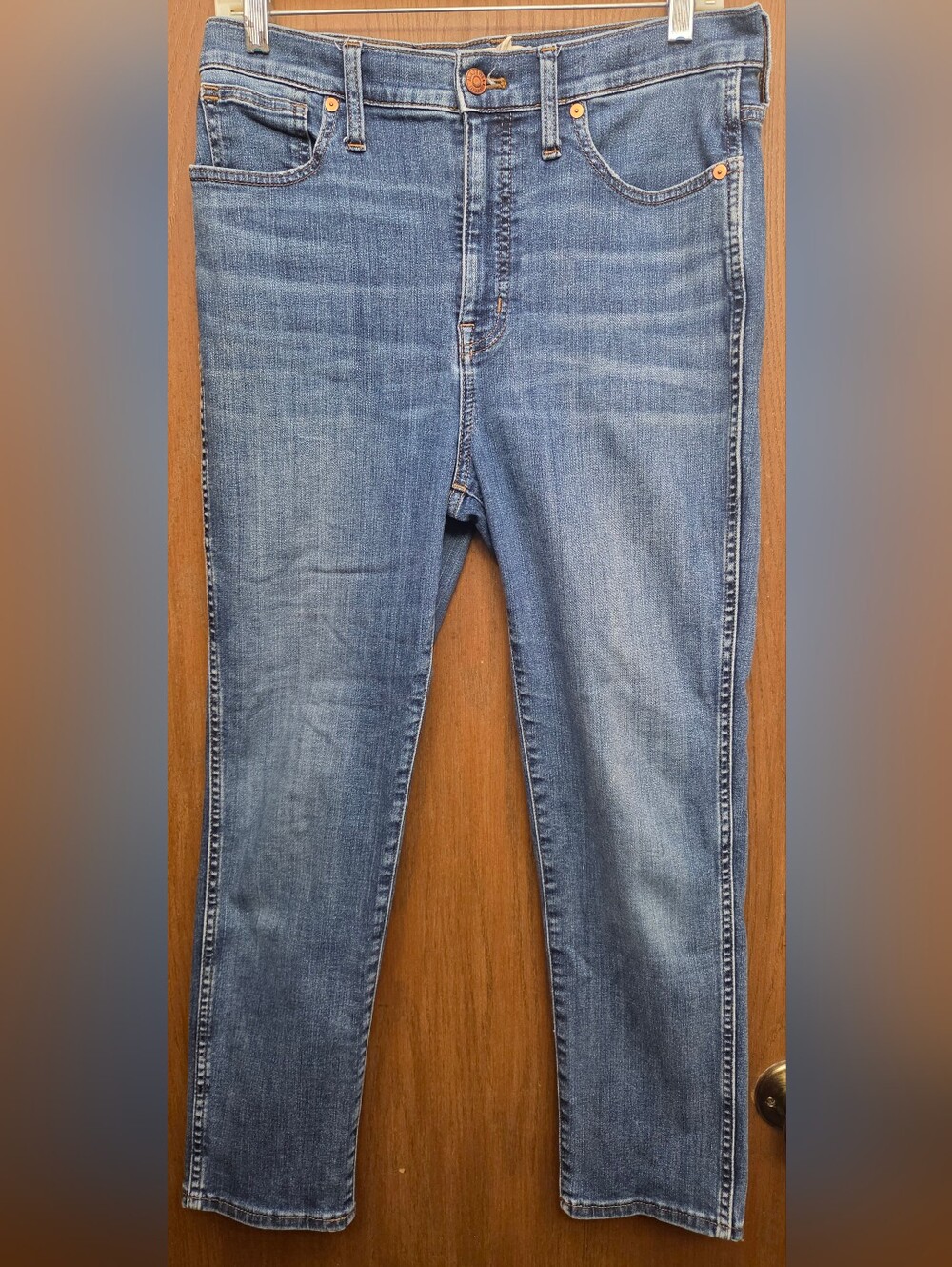 Madewell Stovepipe Cropped Ankle Jeans